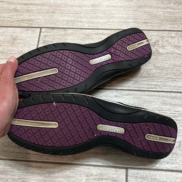 Cole Haan Nike Air Black Slip Ons-8.5B - Picture 6 of 8